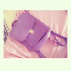 紫 ランドセル風バック