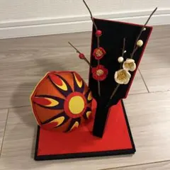 まりと羽子板　お正月飾り　お雛様飾り