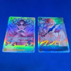 ワンピースカード ニコ・ロビン ナミ パラレル 2枚セットのサムネイル