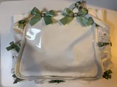 ザッカマート A4フリルデザイン痛バッグ用トートバッグ くすみミント