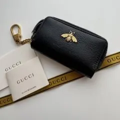 美品✨GUCCI グッチ キーケース 6連 アニマリエ ビー 蜂 ブラック 黒