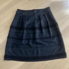 reflect スカート　ブラック　11号　ワールド　日本製
