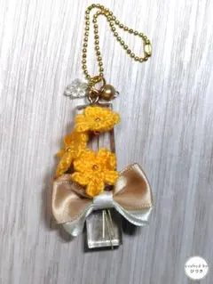花束風バッグチャーム
