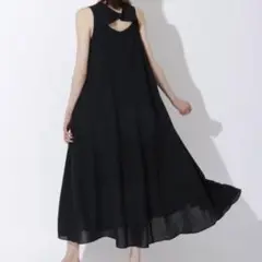 ★美品★And couture★Aラインノースリーブ ワンピース★
