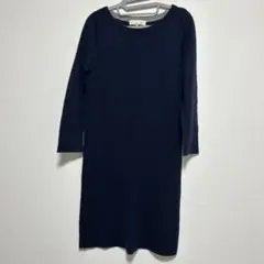 自由区　ネイビー ワンピース　40