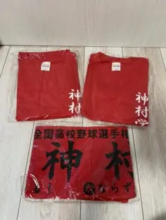 【新品未開封】神村学園　全国高等学校野球選手権大会Tシャツ2枚、タオル1枚