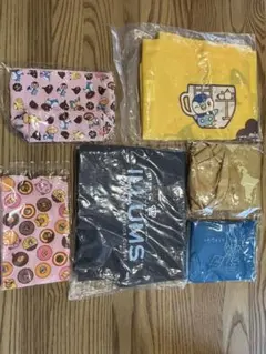 ミスド、カルビー、東京海ジョーのエコバッグとポーチ ILLUMSトートバッグ6点