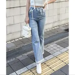 リボン付き美脚デニム one after another NICE CLAUPのサムネイル