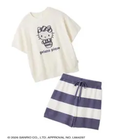 gelato pique ハローキティ ルームウェア スムーズィ ショートパンツ