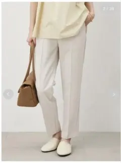 Mila Owen (IVR)後ろゴムセンタープレステーパードパンツ