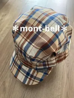 mont-bell チェックハット　kids FREE 51〜54のサムネイル