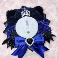 ロゼット 痛ロゼット 缶バッジ 痛バック 推し活 韓国 青 黒