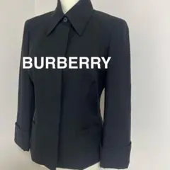 BURBERRY LONDONシャツカラーブラックジャケット40