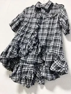 dia.トゥララ♡ 2点セットチェックシャツ スカート セットアップ
