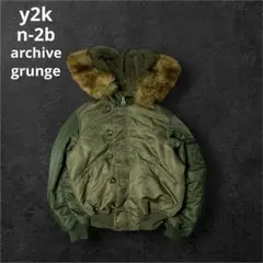 y2k n-2b archive grunge flight jacket