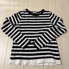 IENA イエナ　ボーダー　薄手　ニット　長袖　カットソー