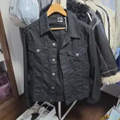リーバイス　デニムジャケット　ブラック Lサイズ