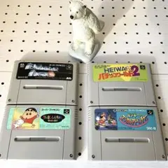 【SFC】スーパーファミコン ゲームソフト 4本セットまとめ売り
