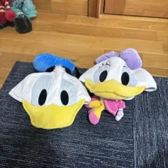 ディズニー ドナルド&デイジー ファンキャップ 被り物 帽子