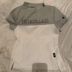 IRISHMAN 半袖シャツ モックネック バイカラー Sのサムネイル
