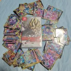 Switch ドラゴンボール　ゼノバース2　おまけカード大量キラ付き！