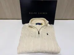Polo Ralph Lauren ケーブルニット クォータージップ セーター