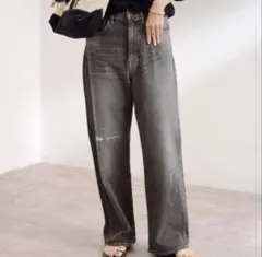 美品 FRAMeWORKフレームワーク デニムストレートパンツ 25SS 36 - メルカリ