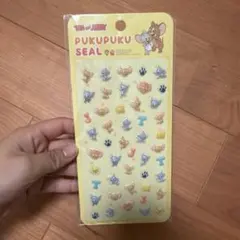 トムとジェリー　PUKU PUKUシール　アルファベット