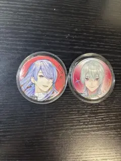 にじさんじ 弦月藤士郎 缶バッジ2個セット