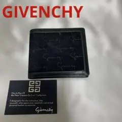 ジバンシー 二つ折り財布 レザー ブラック MADE IN SPAIN