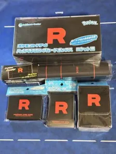 【未使用未開封】ポケモンカードゲーム　ロケット団　サプライ 5点セット