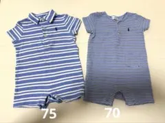 ラルフローレン　ベビー　ロンパース　2点セット　75 70サイズ