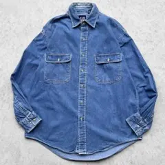 専用！90s vintage old GAP BD blue denim