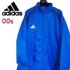 ヴィンテージ 00s アディダス スポーツウェア ブルー ロゴ Oサイズ
