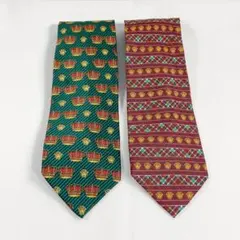 GIANNI VERSACE ヴェルサーチ　ネクタイ　2本セット　シルクのサムネイル