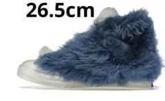 レア Converse x AMBUSH ファー スニーカー 青/白 26.5