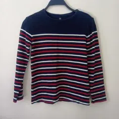 UNIQLO　ボーダー　長袖カットソー　140