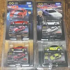 名探偵コナン トミカプレミアムunlimited マスタングRX-7 4台セット