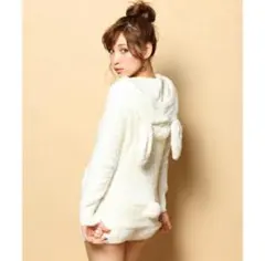 ジェラートピケ★レディースうさぎロンパース★ハロウィン★gelato pique