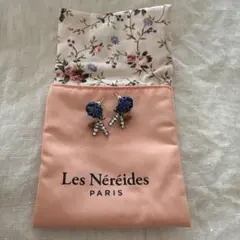 Les Néréides フラワー 蝶 ピアスのサムネイル