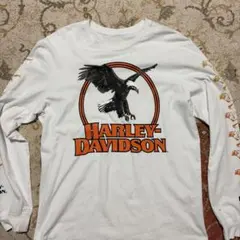 HARLEY-DAVIDSON イーグルプリント 長袖シャツ