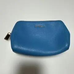 FURLA ポーチ ブルー