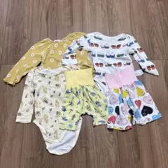 ミッフィー柄ロンパースセット(~95cm)