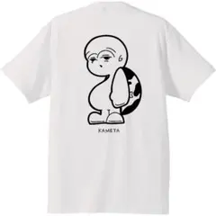 かめたTシャツ ホワイト×ブラック
