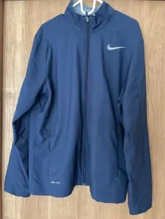 NIKE DRI-FIT ジャケット　ネイビー　メンズ　XL パーカー　ジャージ