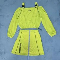 美品！調節機能付き オフショルダー セットアップ