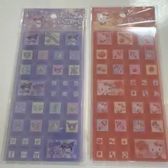 【24時間以内発送】サンリオ　キティ クロミ タイルシール　セブンイレブン