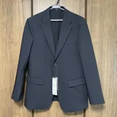 ユニクロ　感動スーツ　セットアップ　ジャケット　パンツ　ネイビー　S