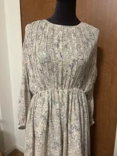 【ehka sopo】　花柄ロングワンピース