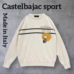 Castelbajac sport イタリア製 スヌーピー刺繍ニット